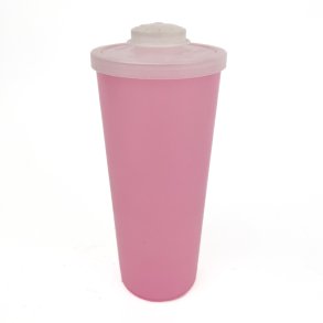 Rosa vintage Tupperware stnkflaske
