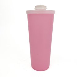 Rosa vintage Tupperware stnkflaske