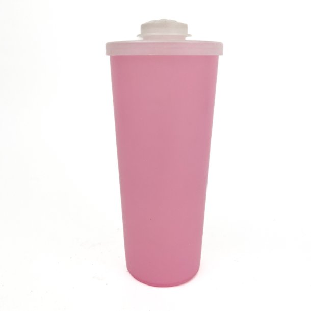 Rosa vintage Tupperware stnkflaske