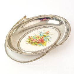 Kopi af Vintage Schale aus Silberauflage