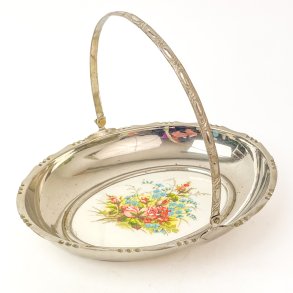 Kopi af Vintage Schale aus Silberauflage