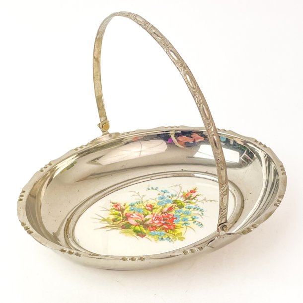 Kopi af Vintage Schale aus Silberauflage