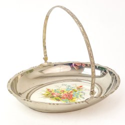 Kopi af Vintage Schale aus Silberauflage