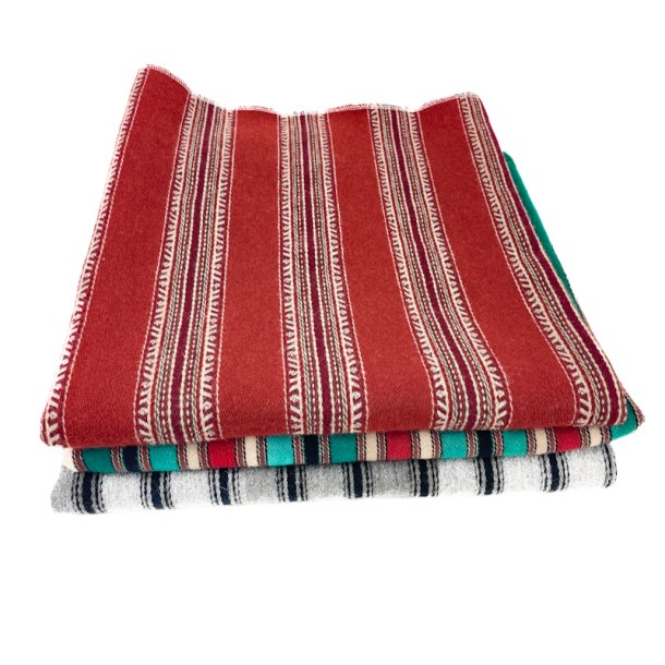 Vier gestreifte Retro-M�belstoffe