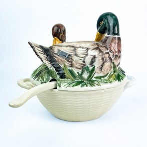 Vintage fajanceterrin - �nder p� rede