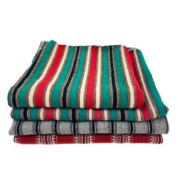 Vier gestreifte Retro-M�belstoffe