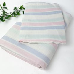 Pastelstribet vintage senget�j