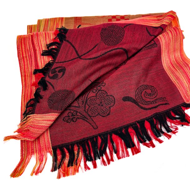 R�d vintage pashmina
