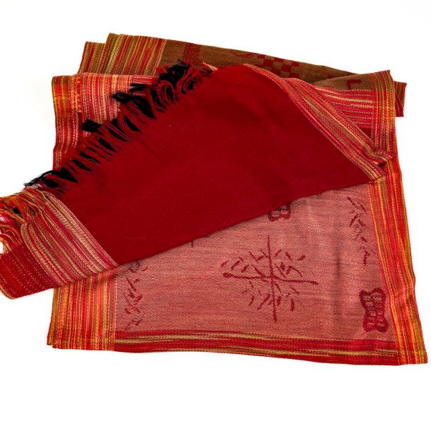 R�d vintage pashmina