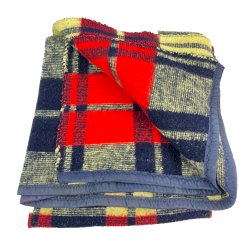 Blau karierte Retro Plaid