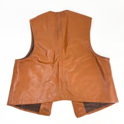 Congacfarvet vintage l�dervest M