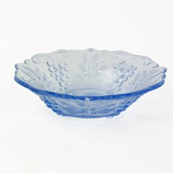 Bl� vintage druesk�l i glas