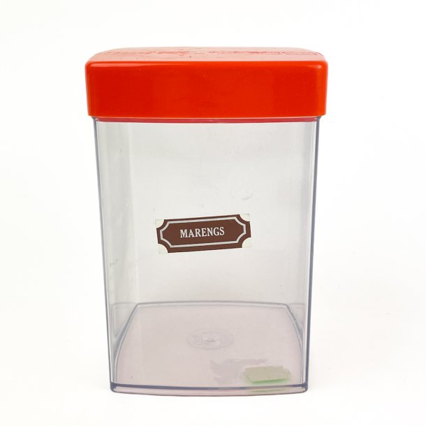 Orange retro opbevaringsbtte