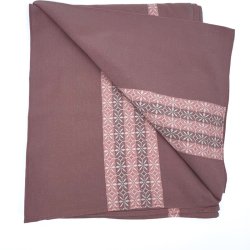  M�rk st�vet rosa retro dug � 180 cm