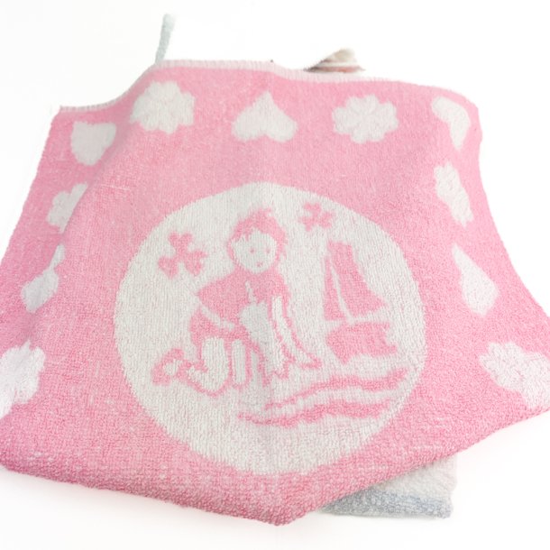 To baby retro badelagen og hndklde