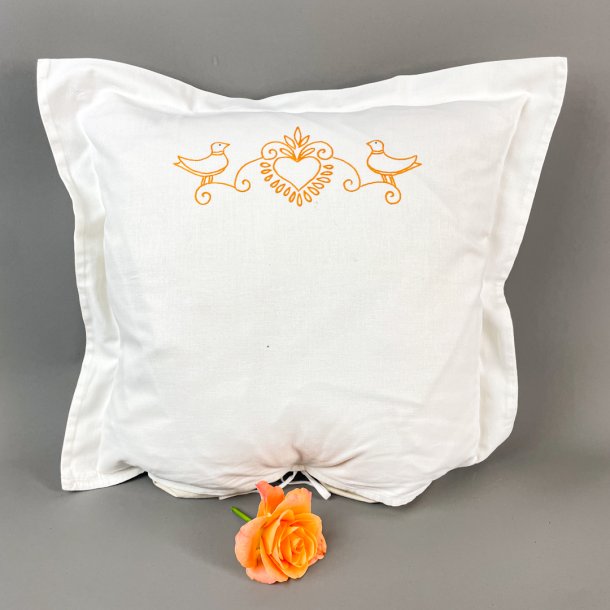 Vintage babypudebetrk med broderi