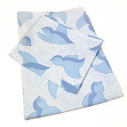 Lysebl�t vintage babysenget�j