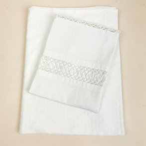Vintage babysenget�j med orkeret mellemv�rk