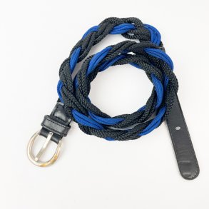 Schwarzer und blauer Vintage-Grtel.