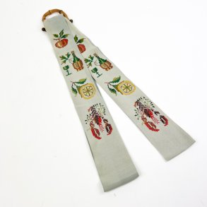Broderet vintage bakkeb�nd