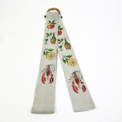 Broderet vintage bakkeb�nd