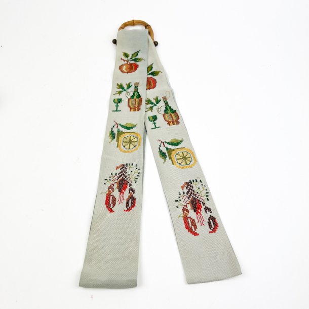 Broderet vintage bakkeb�nd