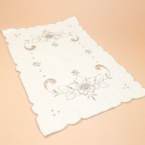 Vintage bakkeserviet med broderi