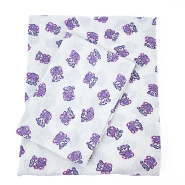 Retro Kinderbettwsche mit Brenmotiv