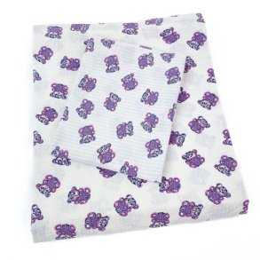 Retro juniorsengetj med bamsemotiv