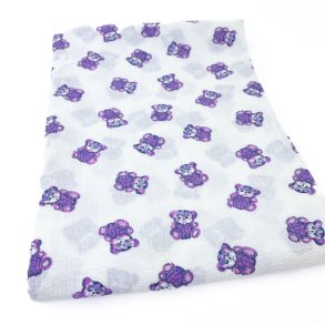 Retro juniorsengetj med bamsemotiv