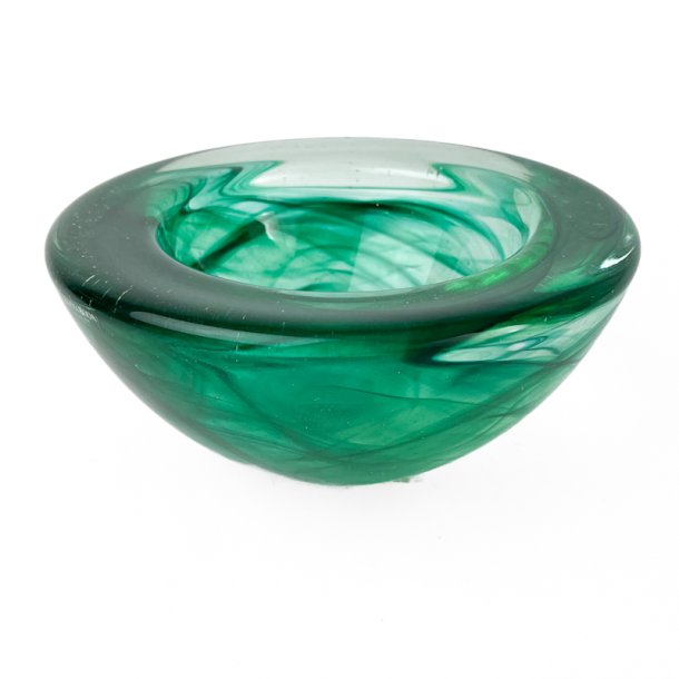 Gr�n vintage Kosta Boda sk�l