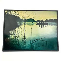 Stor retro fotoplakat i tr�ramme