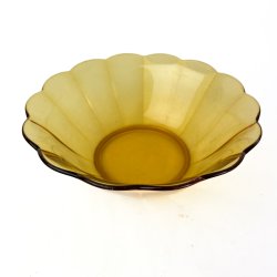 Ravgul retro glassk�l 