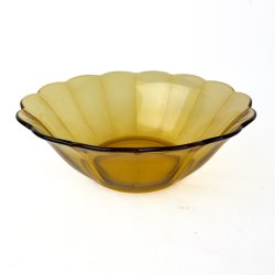 Ravgul retro glassk�l 