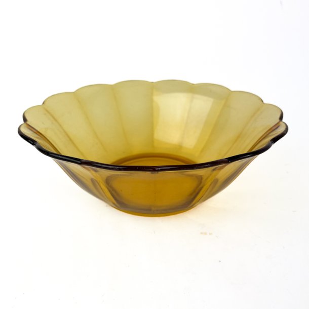 Ravgul retro glassk�l 