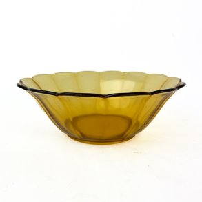 Ravgul retro glassk�l 