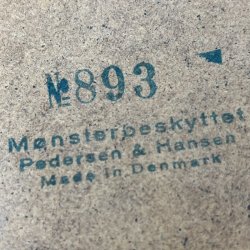 Rundt vintage spejl eg 46 cm