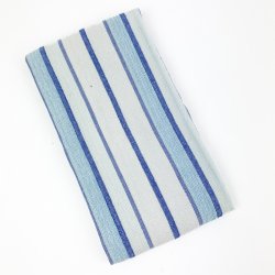 Blau gestreiftes Retro Handtuch