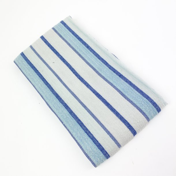 Blau gestreiftes Retro Handtuch