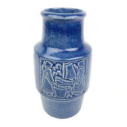 Bl� vintage Michael Andersen keramikvase