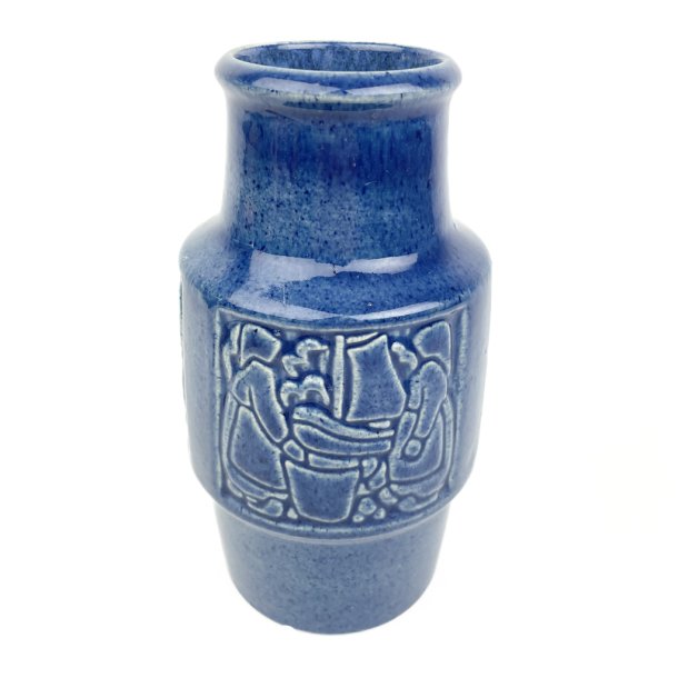 Bl� vintage Michael Andersen keramikvase