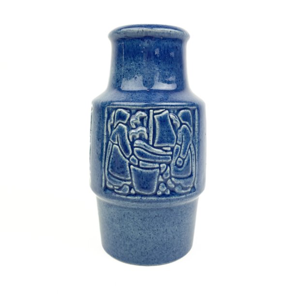 Bl� vintage Michael Andersen keramikvase