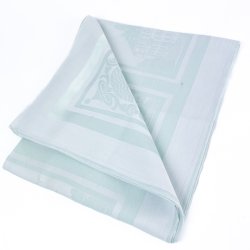 Mintgr�n retro damaskdug � 155 cm