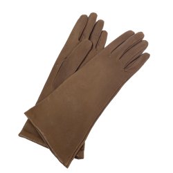 Lange Vintage Lederhandschuhe Small