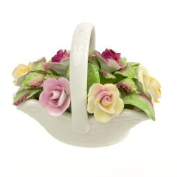 Royale Stratford porcel�ns blomsterkurv