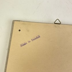 Svensk vintage v�gdekoration V�r