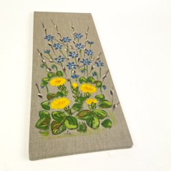Svensk vintage v�gdekoration V�r