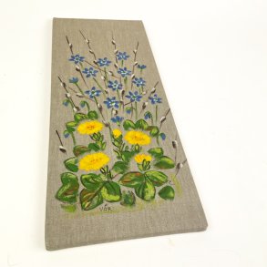 Svensk vintage v�gdekoration V�r
