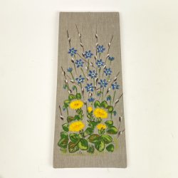 Svensk vintage v�gdekoration V�r