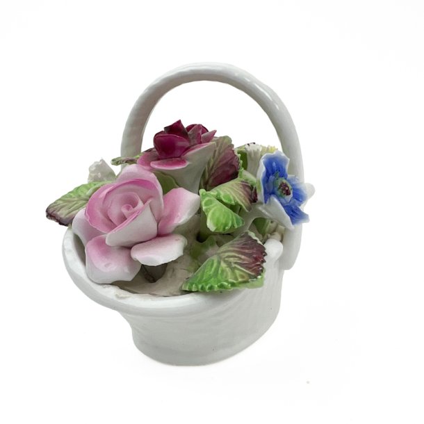 Royale Stratford porcel�ns blomsterkurv